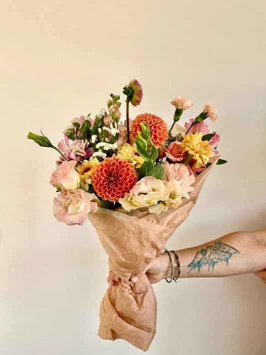 Classic Hand-Tied Wrapped Bouquet