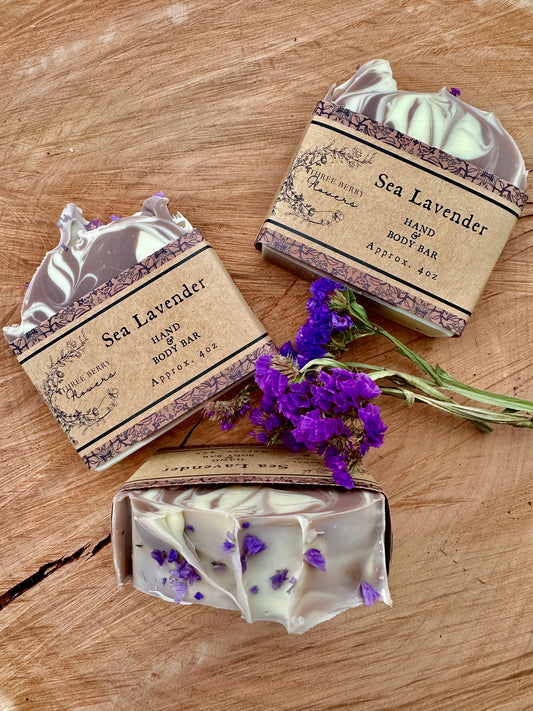 Three Berry Flower Soap